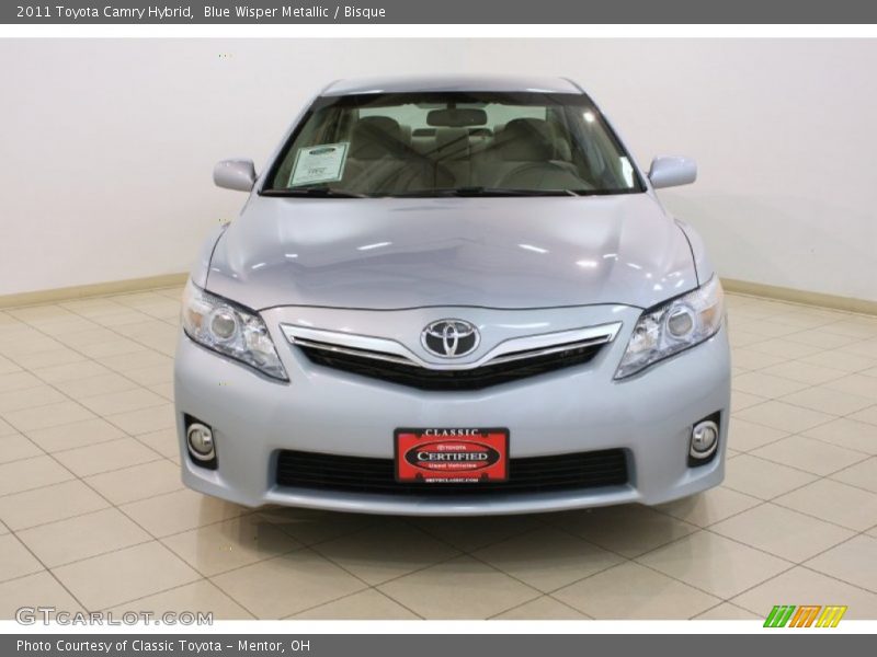 Blue Wisper Metallic / Bisque 2011 Toyota Camry Hybrid