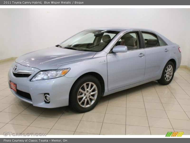 Blue Wisper Metallic / Bisque 2011 Toyota Camry Hybrid