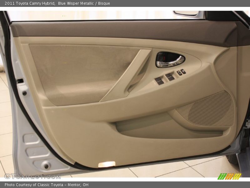 Blue Wisper Metallic / Bisque 2011 Toyota Camry Hybrid