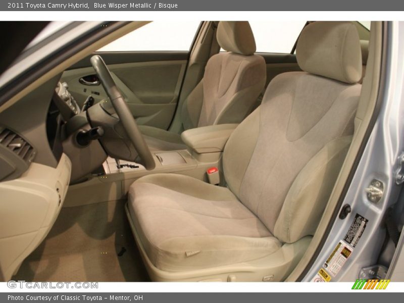 Blue Wisper Metallic / Bisque 2011 Toyota Camry Hybrid