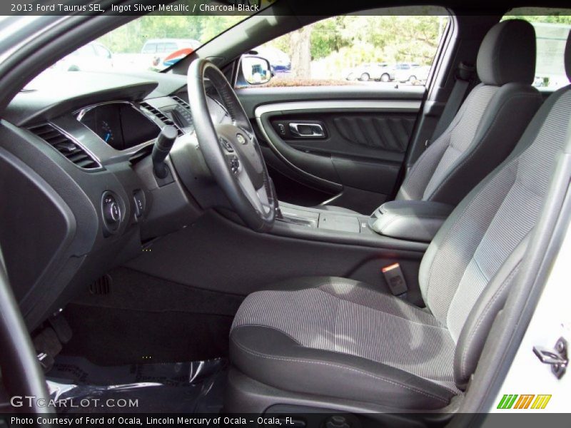 Ingot Silver Metallic / Charcoal Black 2013 Ford Taurus SEL