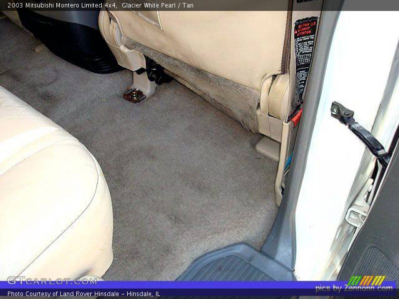 Glacier White Pearl / Tan 2003 Mitsubishi Montero Limited 4x4