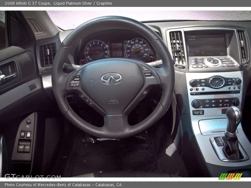 Liquid Platinum Silver / Graphite 2008 Infiniti G 37 Coupe