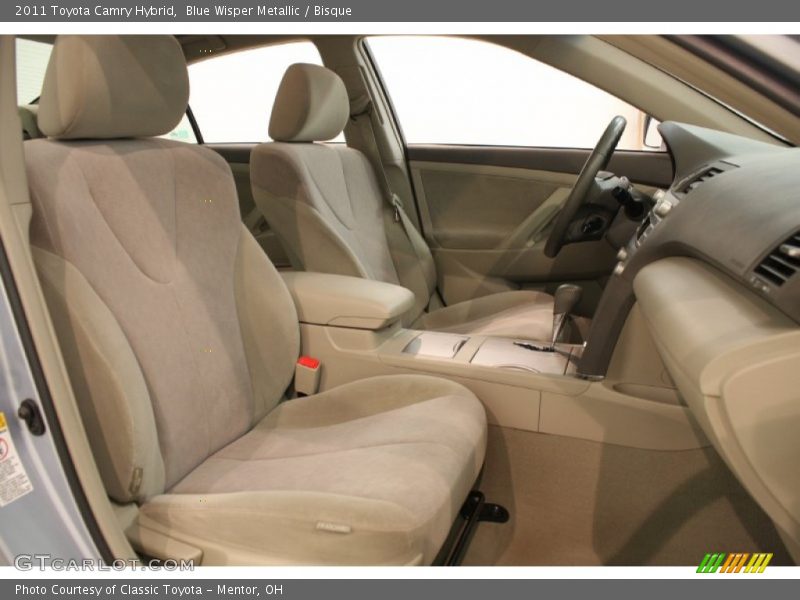 Blue Wisper Metallic / Bisque 2011 Toyota Camry Hybrid