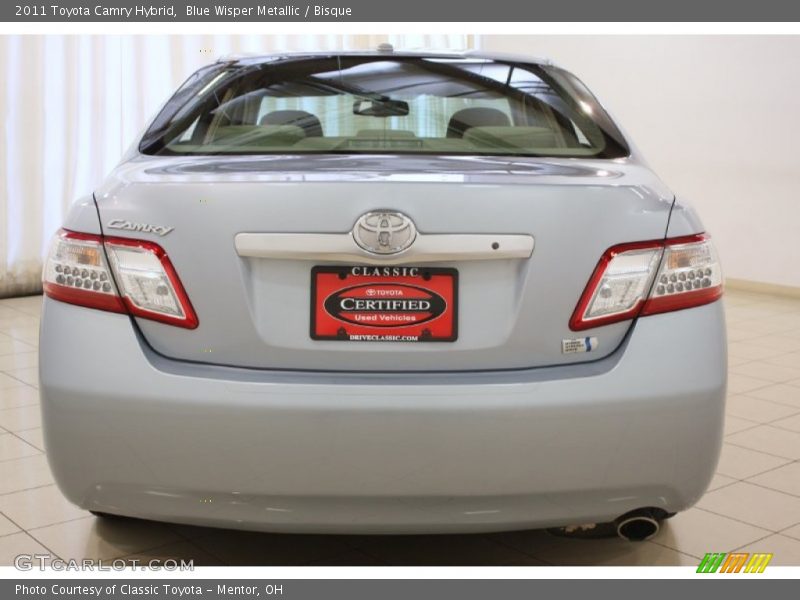 Blue Wisper Metallic / Bisque 2011 Toyota Camry Hybrid
