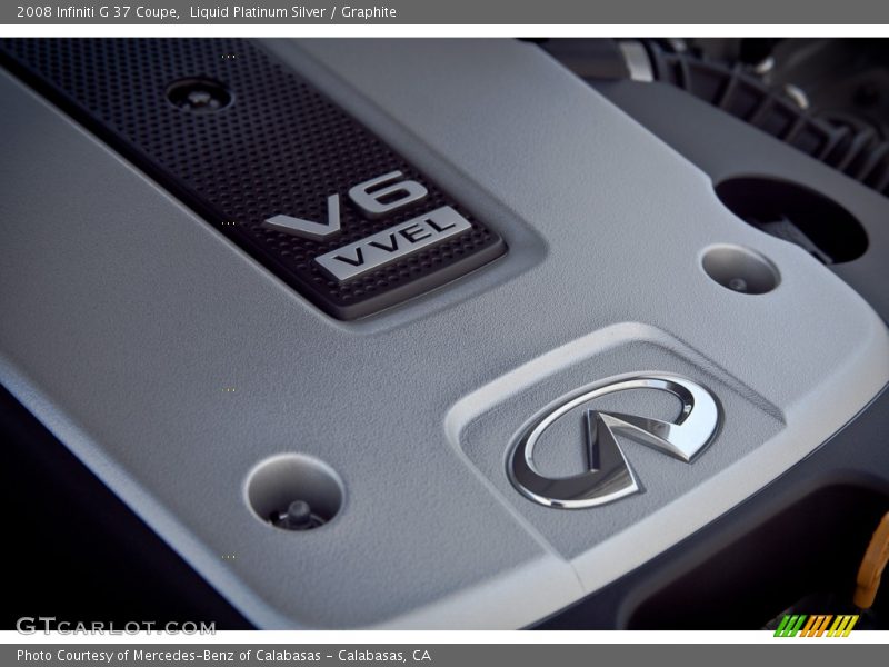 Liquid Platinum Silver / Graphite 2008 Infiniti G 37 Coupe