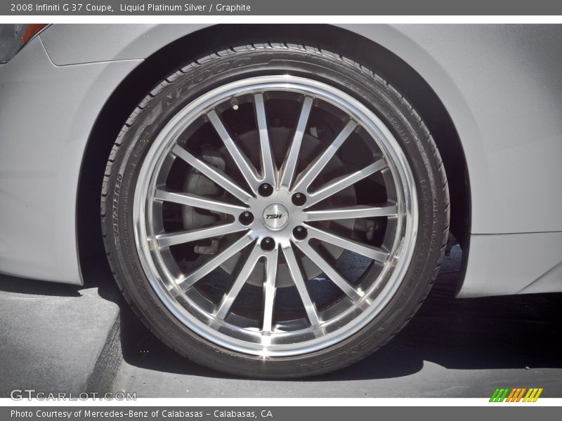 Liquid Platinum Silver / Graphite 2008 Infiniti G 37 Coupe