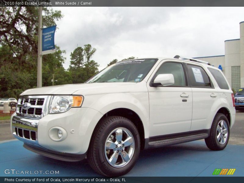 White Suede / Camel 2010 Ford Escape Limited