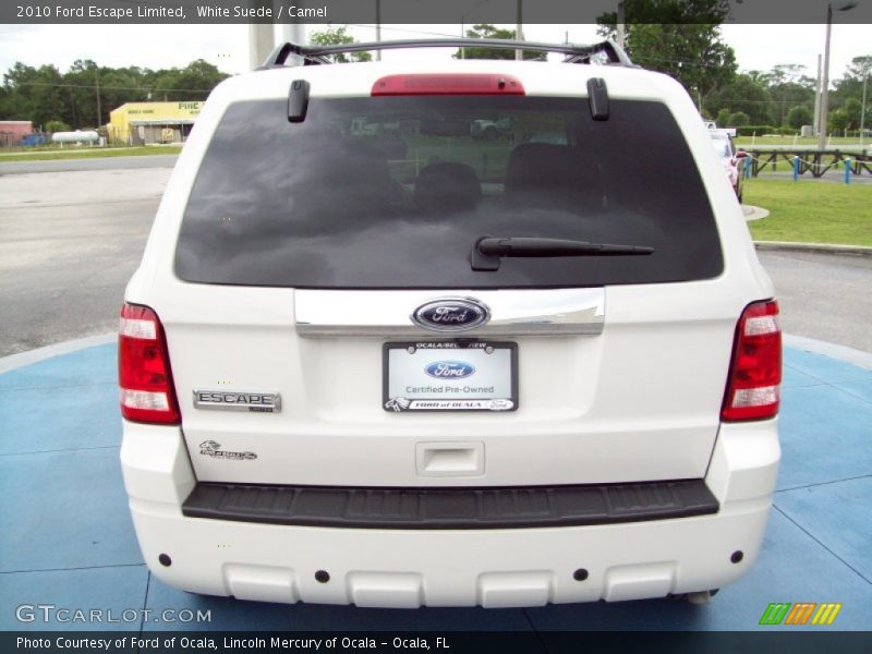 White Suede / Camel 2010 Ford Escape Limited