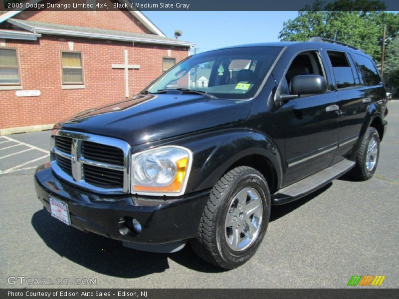 Black / Medium Slate Gray 2005 Dodge Durango Limited 4x4