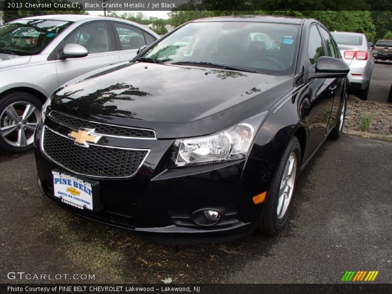 Black Granite Metallic / Jet Black 2013 Chevrolet Cruze LT