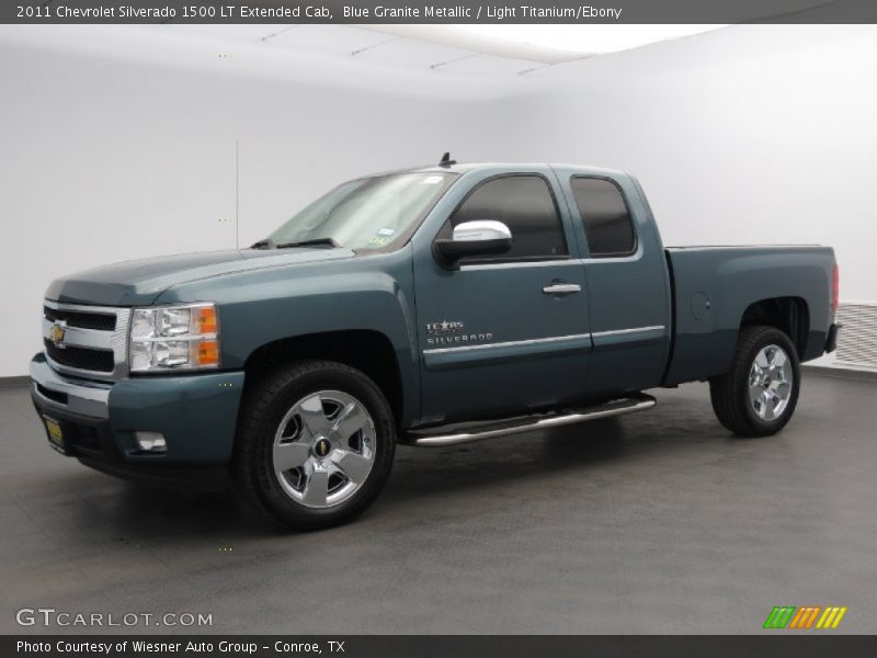 Blue Granite Metallic / Light Titanium/Ebony 2011 Chevrolet Silverado 1500 LT Extended Cab