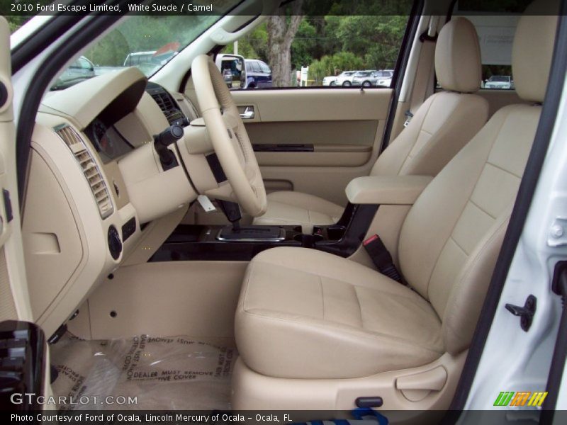 White Suede / Camel 2010 Ford Escape Limited