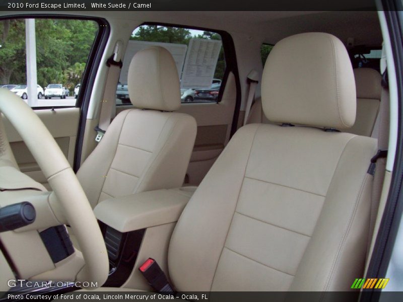 White Suede / Camel 2010 Ford Escape Limited
