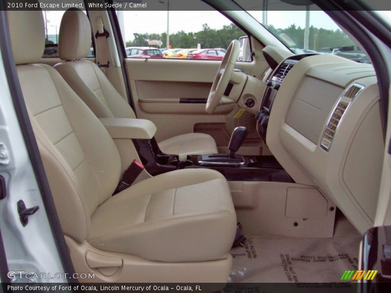White Suede / Camel 2010 Ford Escape Limited