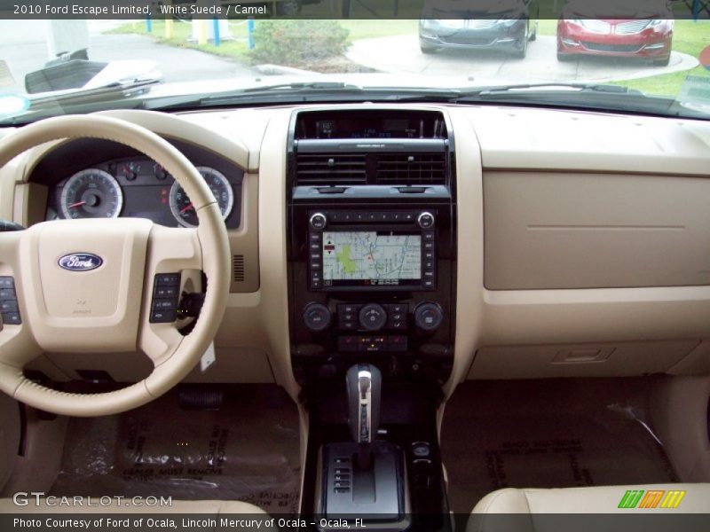 White Suede / Camel 2010 Ford Escape Limited