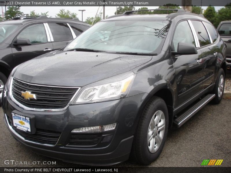 Cyber Gray Metallic / Dark Titanium/Light Titanium 2013 Chevrolet Traverse LS AWD