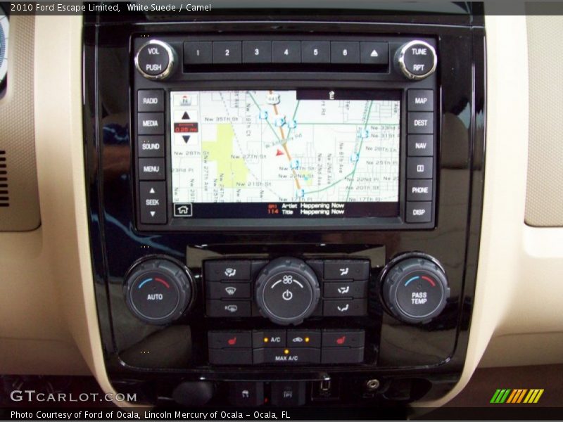 White Suede / Camel 2010 Ford Escape Limited