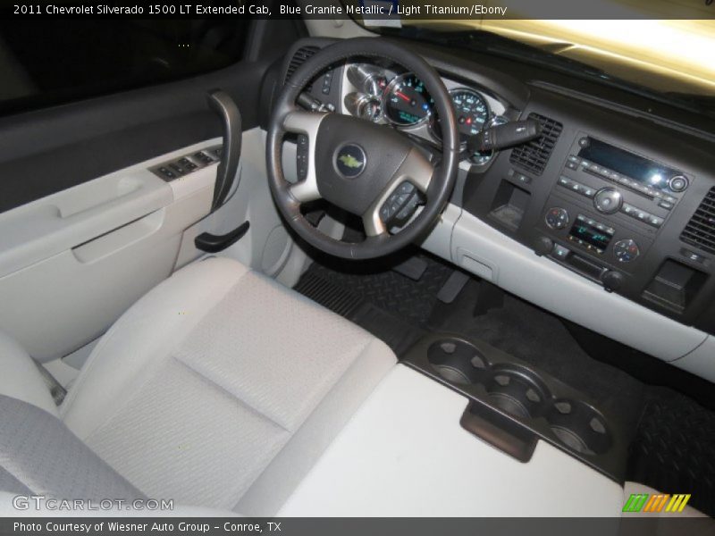 Blue Granite Metallic / Light Titanium/Ebony 2011 Chevrolet Silverado 1500 LT Extended Cab