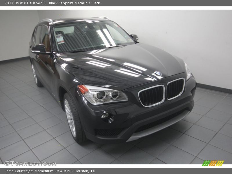 Black Sapphire Metallic / Black 2014 BMW X1 sDrive28i