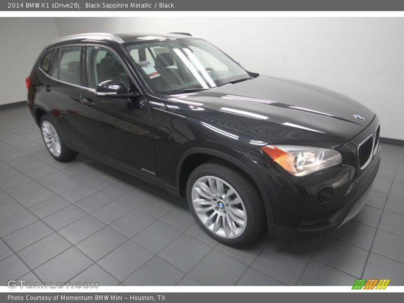 Black Sapphire Metallic / Black 2014 BMW X1 sDrive28i