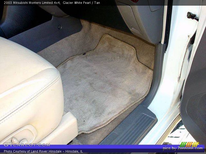 Glacier White Pearl / Tan 2003 Mitsubishi Montero Limited 4x4