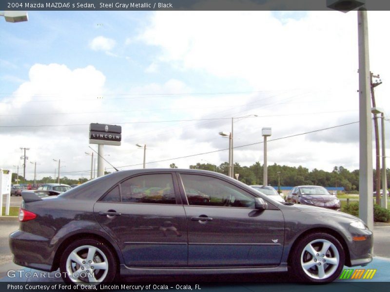 Steel Gray Metallic / Black 2004 Mazda MAZDA6 s Sedan