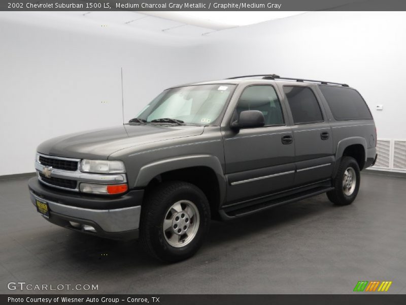 Medium Charcoal Gray Metallic / Graphite/Medium Gray 2002 Chevrolet Suburban 1500 LS