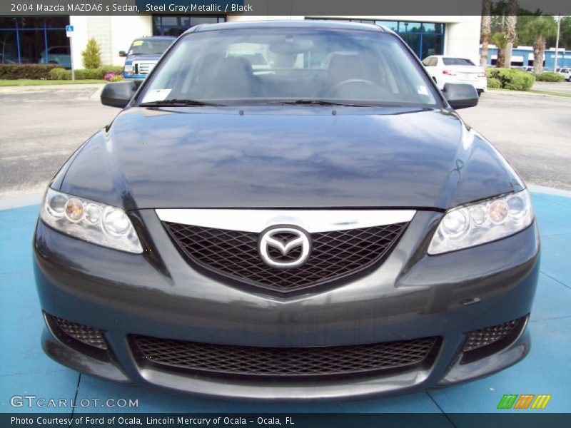 Steel Gray Metallic / Black 2004 Mazda MAZDA6 s Sedan