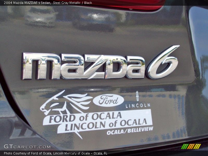 Steel Gray Metallic / Black 2004 Mazda MAZDA6 s Sedan