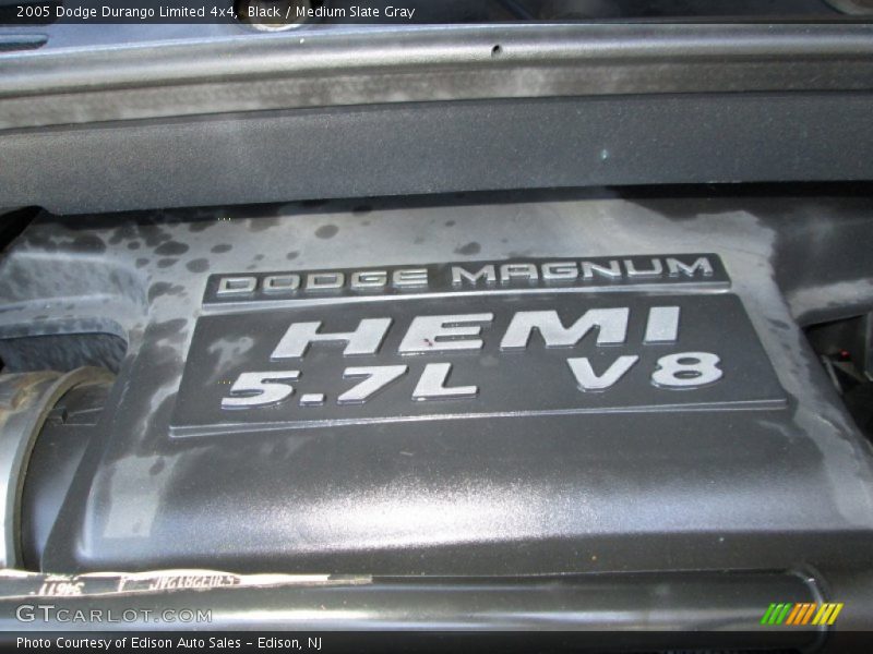 Black / Medium Slate Gray 2005 Dodge Durango Limited 4x4