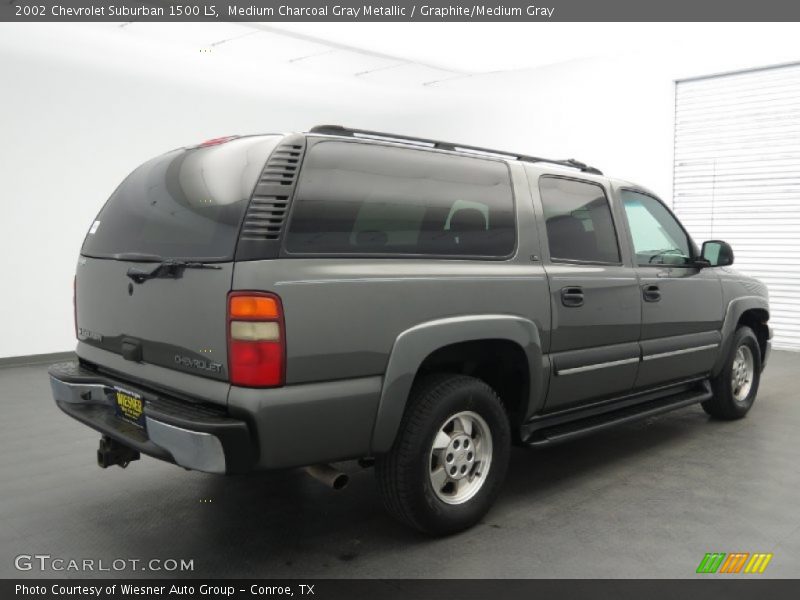 Medium Charcoal Gray Metallic / Graphite/Medium Gray 2002 Chevrolet Suburban 1500 LS