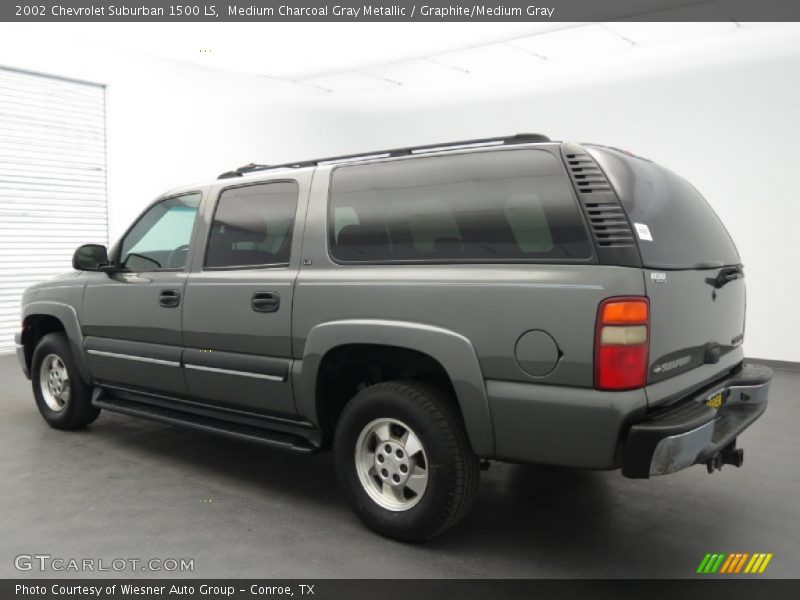 Medium Charcoal Gray Metallic / Graphite/Medium Gray 2002 Chevrolet Suburban 1500 LS
