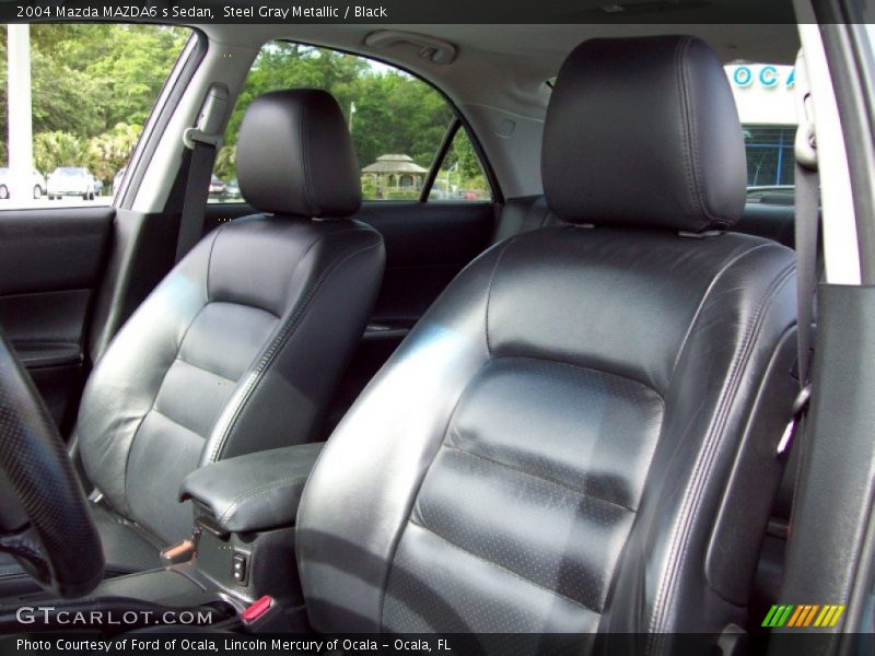Steel Gray Metallic / Black 2004 Mazda MAZDA6 s Sedan