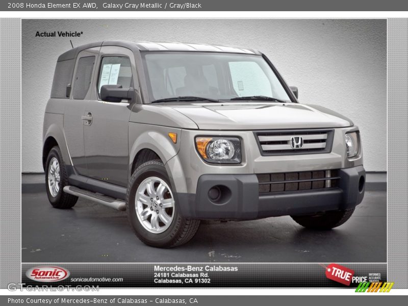 Galaxy Gray Metallic / Gray/Black 2008 Honda Element EX AWD