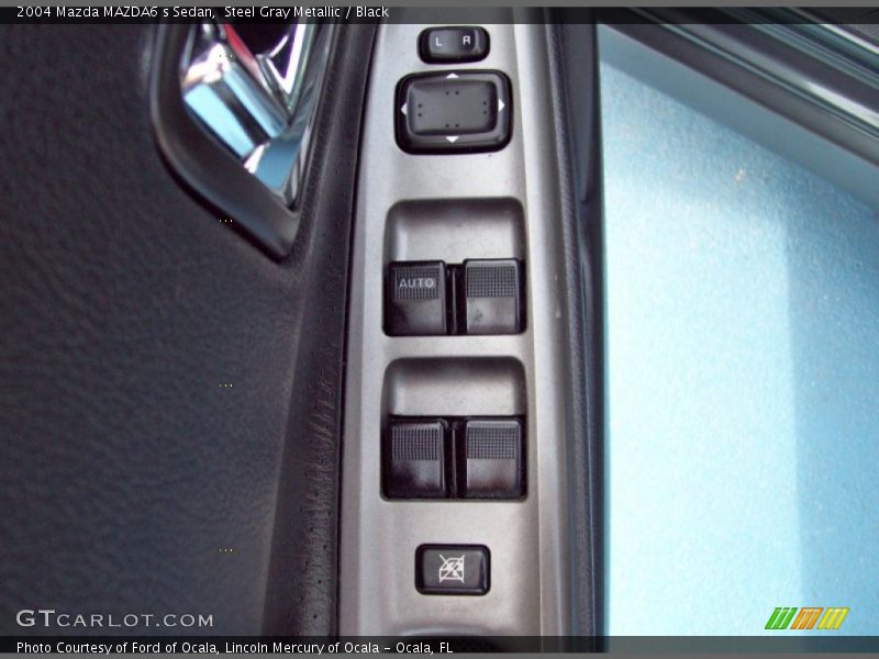 Steel Gray Metallic / Black 2004 Mazda MAZDA6 s Sedan