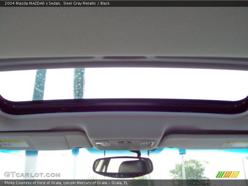 Steel Gray Metallic / Black 2004 Mazda MAZDA6 s Sedan