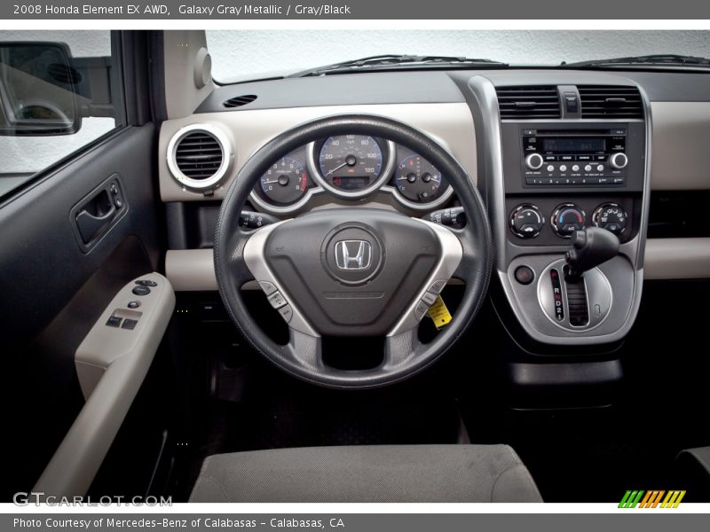 Galaxy Gray Metallic / Gray/Black 2008 Honda Element EX AWD