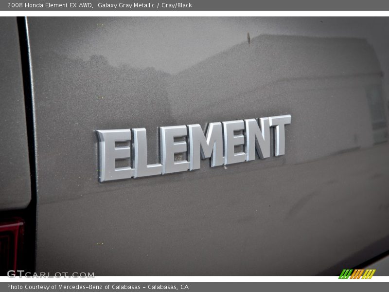 Galaxy Gray Metallic / Gray/Black 2008 Honda Element EX AWD