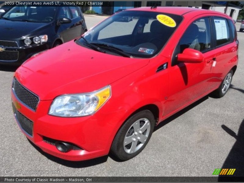Victory Red / Charcoal 2009 Chevrolet Aveo Aveo5 LT