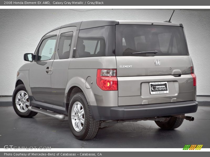 Galaxy Gray Metallic / Gray/Black 2008 Honda Element EX AWD