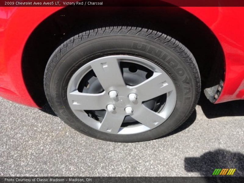 Victory Red / Charcoal 2009 Chevrolet Aveo Aveo5 LT