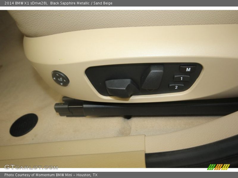 Black Sapphire Metallic / Sand Beige 2014 BMW X1 sDrive28i