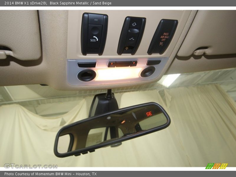 Black Sapphire Metallic / Sand Beige 2014 BMW X1 sDrive28i