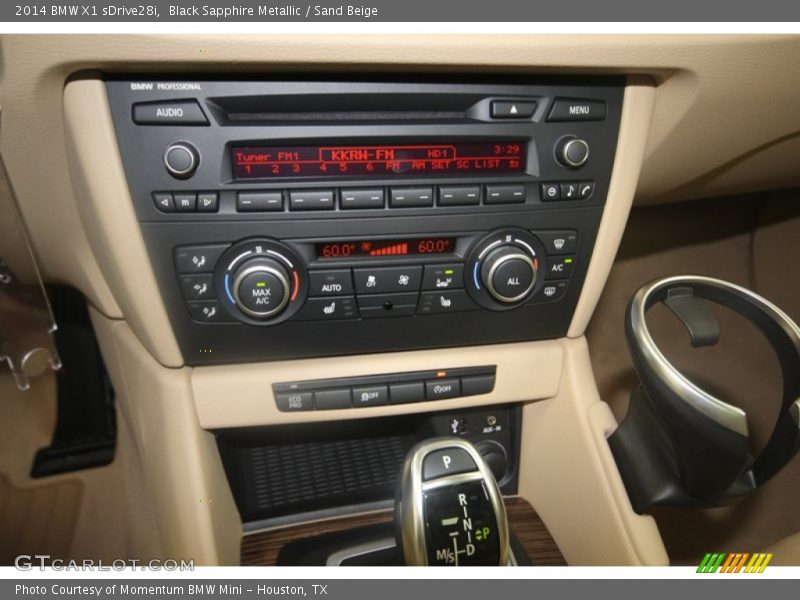 Black Sapphire Metallic / Sand Beige 2014 BMW X1 sDrive28i