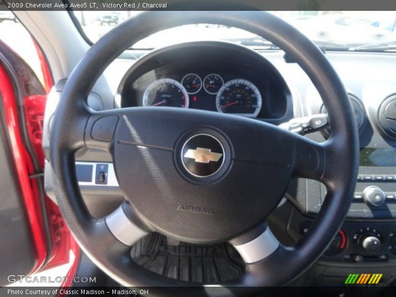 Victory Red / Charcoal 2009 Chevrolet Aveo Aveo5 LT