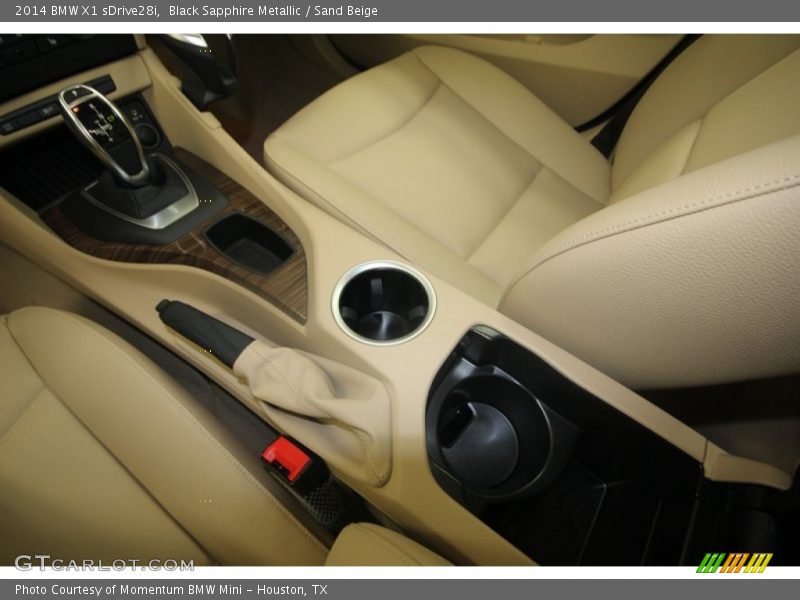 Black Sapphire Metallic / Sand Beige 2014 BMW X1 sDrive28i
