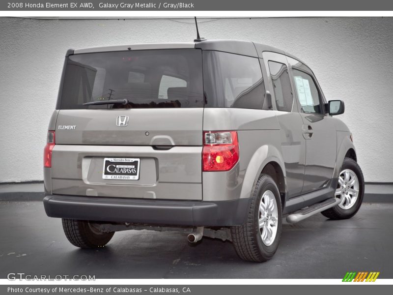 Galaxy Gray Metallic / Gray/Black 2008 Honda Element EX AWD