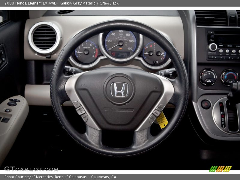 Galaxy Gray Metallic / Gray/Black 2008 Honda Element EX AWD