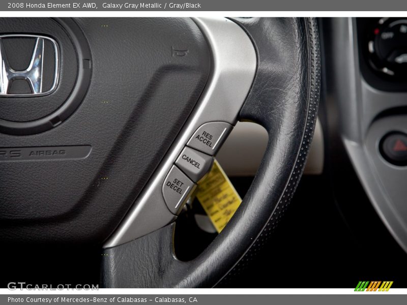 Galaxy Gray Metallic / Gray/Black 2008 Honda Element EX AWD
